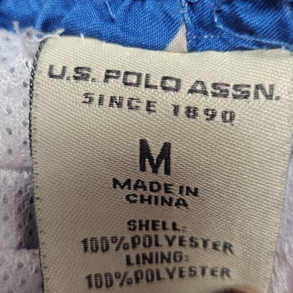 U.S Polo Assn. Shark Print Swim Trunks Size Boys Medium - Picture 5 of 14